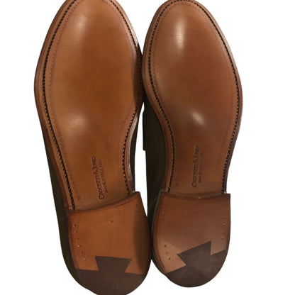 クロケット&ジョーンズ ローファー カムデン スエード サイズ5.5E ベージュ メンズ  CROCKETT&JONES CAMDEN ローファー 約24.0cm【LA】【中古】