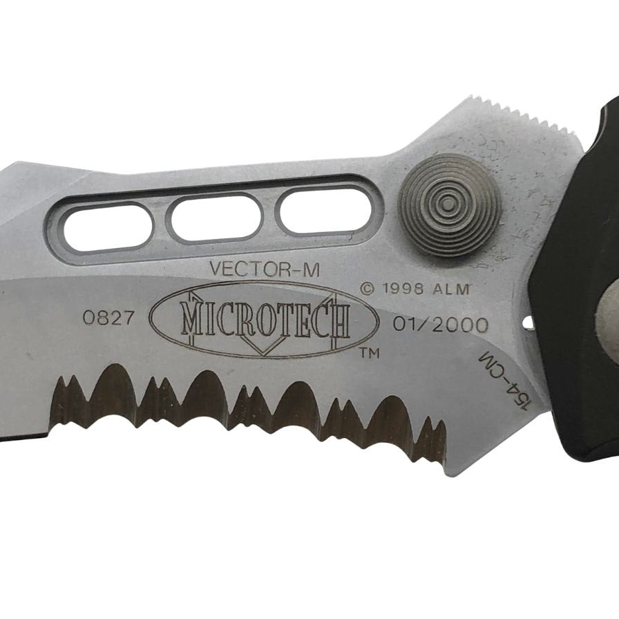 マイクロテック フォールディングナイフ ベクター M 1998 0827 ブラック シルバー MICROTECH【AFI13】【中古】