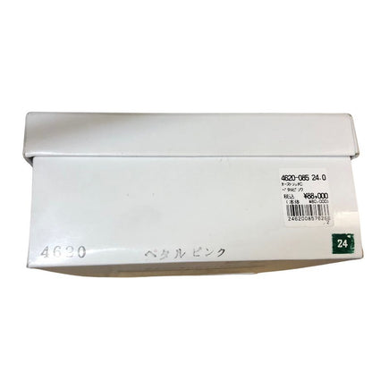 新宿屋 レザーパンプス オーストリッチ 4620-085 ピンク×ベージュ 24cm レディース shinjukuya 約24.0cm【7F1】