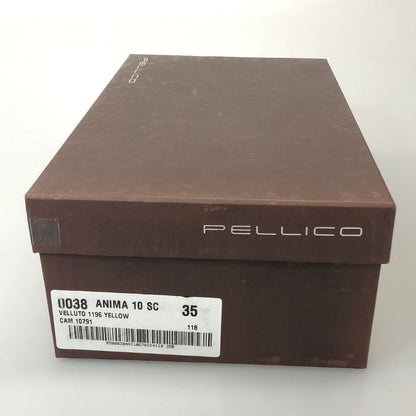ペリーコ パンプス ANIMA  スタッズ サイズ35 イエロー系 PELLICO 約21.5cm【AFD8】