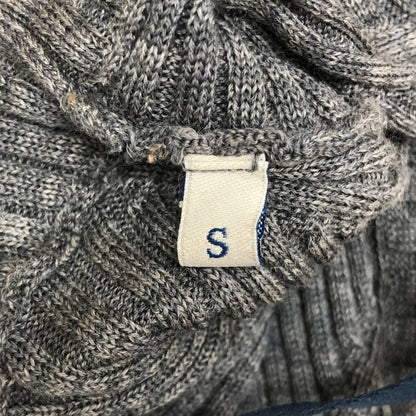 極美品◆モンクレール 24AW ニットワンピース ABITO TRICOT グレー レディース サイズS J20939L00008 MONCLER 【AFB9】