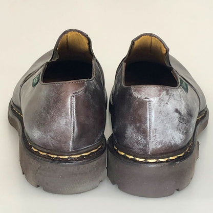 パラブーツ レザーシューズ フォトン ブライドル レザー サイドゴア スリッポン 145713 ブラウン メンズ サイズ8.5 PARABOOT PHOTON ビジネスシューズ 約27.0cm【LA】【中古】