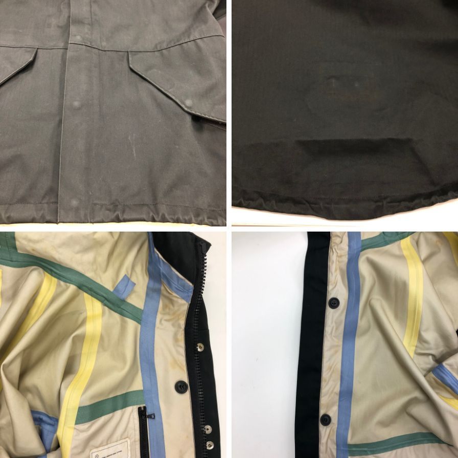 中古◆ヴィズヴィム ビズビム マウンテンパーカ コットン ゴアテックス エルボーパッチ メンズ ブラック サイズM visvim 【AFA17】