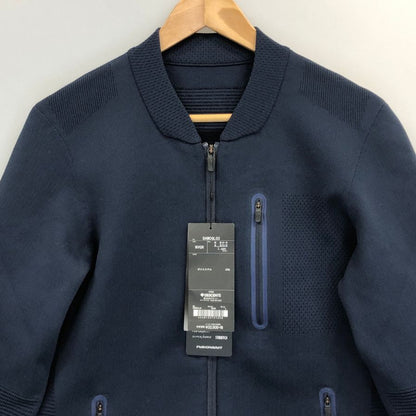 新品同様◆デサント オルテライン トラックジャケット フュージョンニット ネイビー メンズ サイズL DAMOGL03 DESCENTE ALLTERAIN 【AFB4】