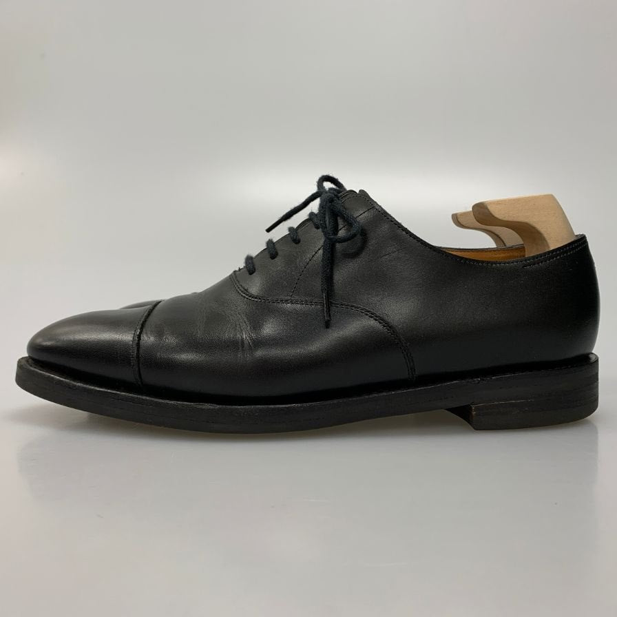 ジョンロブ シティ2 ストレートチップ カーフ ブラック UK6.5E メンズ JOHNLOBB CITY2 ビジネスシューズ 約25.0cm【LA】【中古】