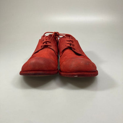 オフィチーネクリエイティブ レザーシューズ プレーントゥ メンズ レッド サイズ42 OFFICINE CREATIVE 約26.5cm【AFC34】