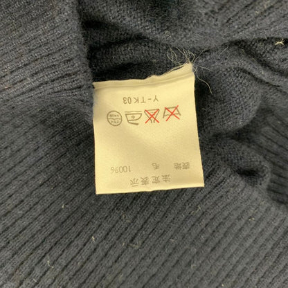 美品◆クリスチャンディオール セーター ハイネック KW30N1067 ネイビー サイズM レディース Christian Dior 【AFB9】