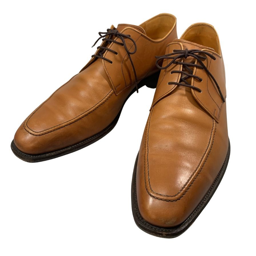 スコッチグレイン レザーシューズ Uチップ 919 カーフ ブラウン メンズ  サイズ26.5cm SCOTCH GRAIN 約26.5cm【AFC1】