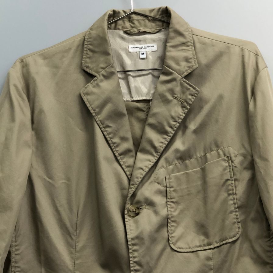 美品◆エンジニアードガーメンツ ベイカージャケット コットンツイル ベージュ メンズ サイズM ENGINEERED GARMENTS 【AFF23】