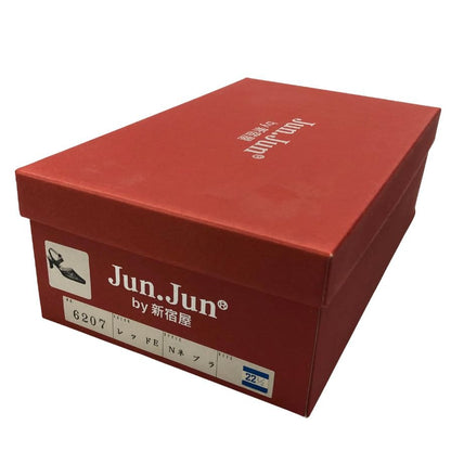 ジュンジュンバイ新宿屋 ハイヒール レザー 6207 レッド サイズ22.5cm レディース Jun.Jun by shinjukuya 約22.5cm【7-11】