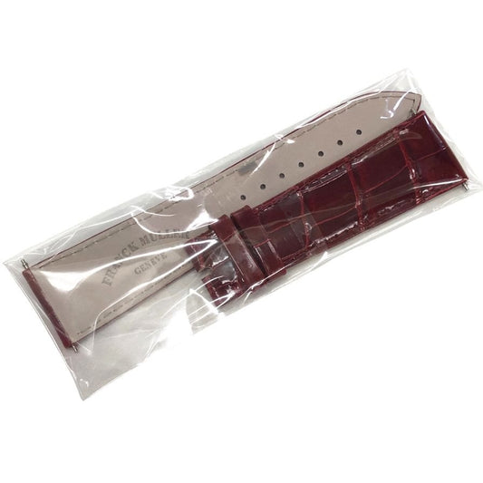 フランクミュラー カサブランカ 8880用 ベルト クロコ メンズ レッド FRANCK MULLER【AFI16】