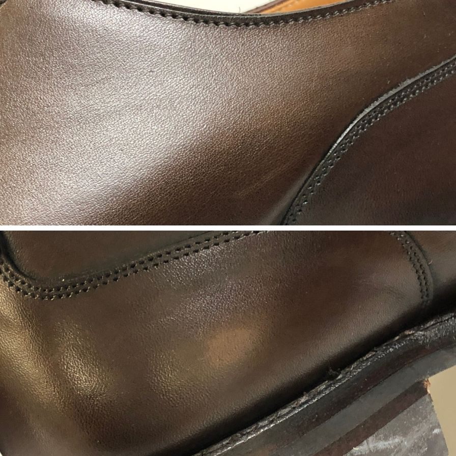 クロケット＆ジョーンズ レザーシューズ MORETON Uチップ 292ラスト メンズ サイズUK8.5E ダークブラウン CROCKETT&JONES ビジネスシューズ 約27.0cm【LA】【中古】