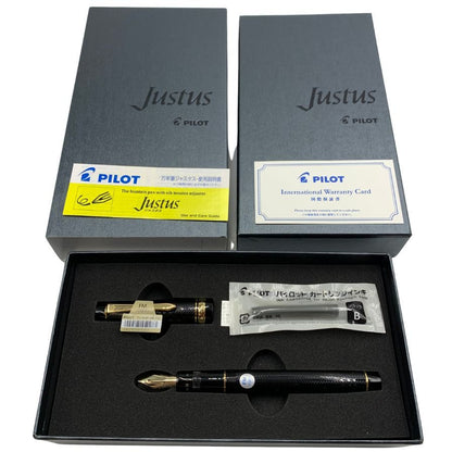 パイロット 万年筆 Justus95 ペン先14K FJ-3MR-NB-FM ブラック PILOT【AFB53】