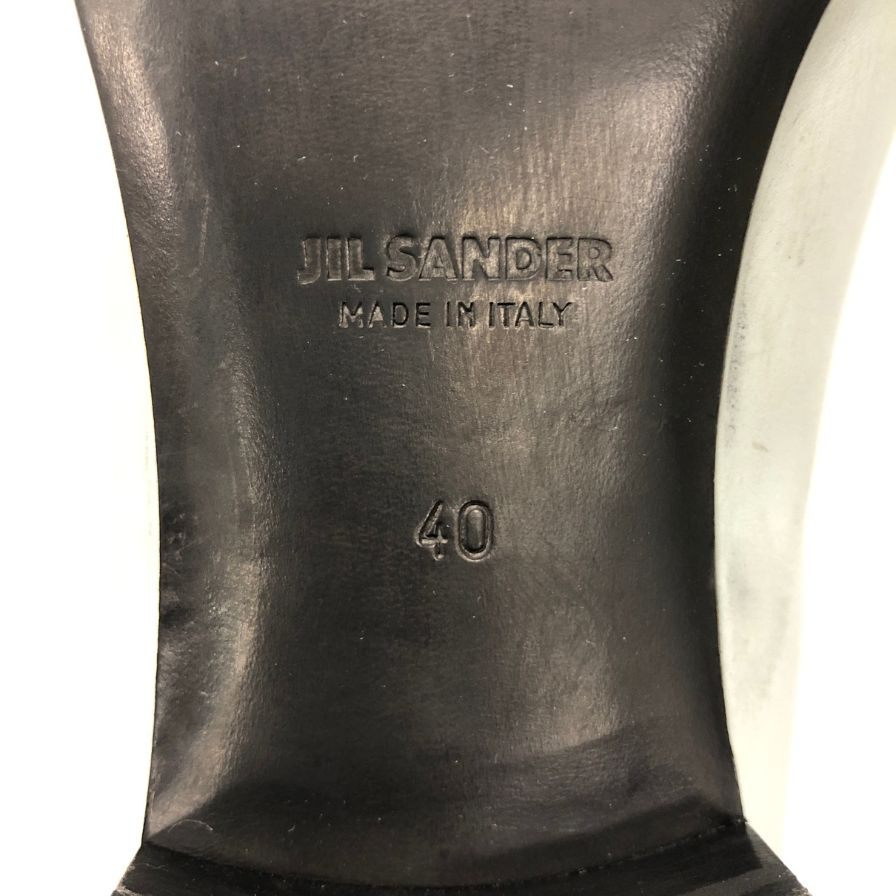 ジルサンダー アンクルリング パンプス レディース サイズ40 ライトブルー JIL SANDER 約26.0cm【AFD5】