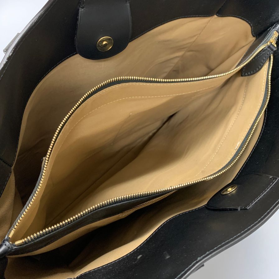 ボルドリーニセレリア トートバッグ レザー ブラック メンズ Boldrini Selleria【LA】