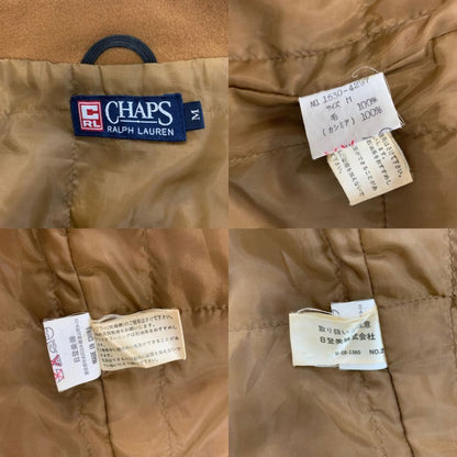 中古◆チャップス ポロラルフローレン ハーフコート カシミヤ オールド ベージュ メンズ サイズM Polo Ralph Lauren CHAPS 【AFA7】