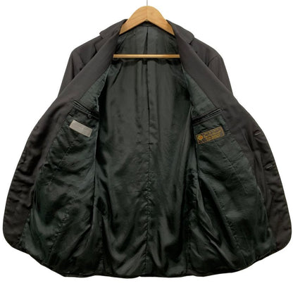 ロロピアーナ リングヂャケット グジ別注 スーツ 3ピース セットアップ ウール100% サイズ50 メンズ ブラック Loro Piana RING JACKET guji【AFA9】