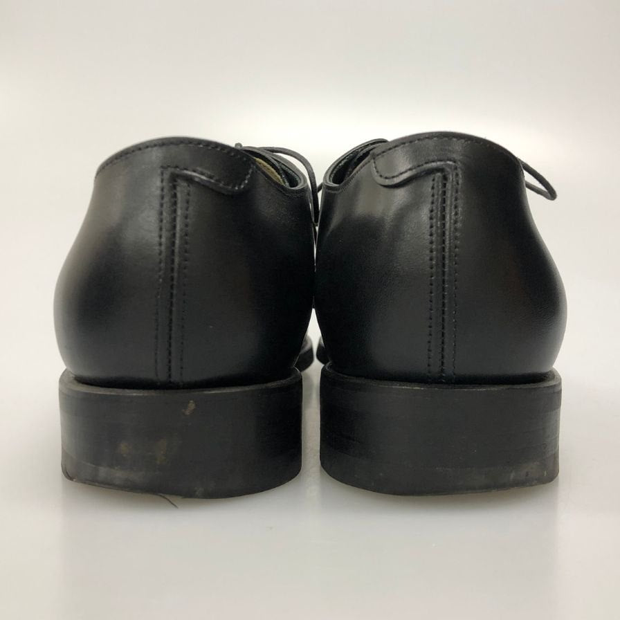 宮城興業 SQ-002 3アイレット Vフロント パターンオーダー アノネイレザー ブラック サイズ25.0cm メンズ miyagikogyo 約25.0cm【AFD12】