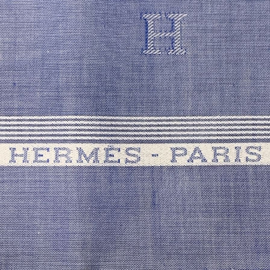 HERMES　ハンカチ エルメス ハンカチ コットン100% ブルー系 レディース HERMES