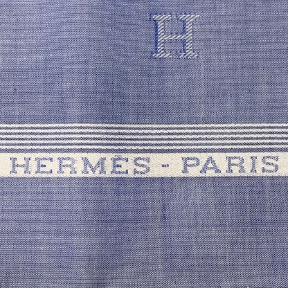 エルメス ハンカチ コットン100% ブルー系 レディース HERMES