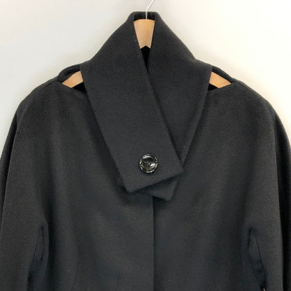 極美品◆トマソ ステファネリ コート ショート丈 ブラック レディース サイズ46 TOMASO STEFANELLI 【AFB28】