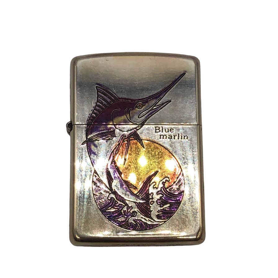 ジッポ ライター 魚モチーフ シルバー ZIPPO【AFI25】【中古】