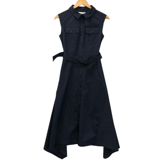 極美品◆セルフォード ノースリーブワンピース ネイビー レディース サイズ38 CELFORD 【AFB26】