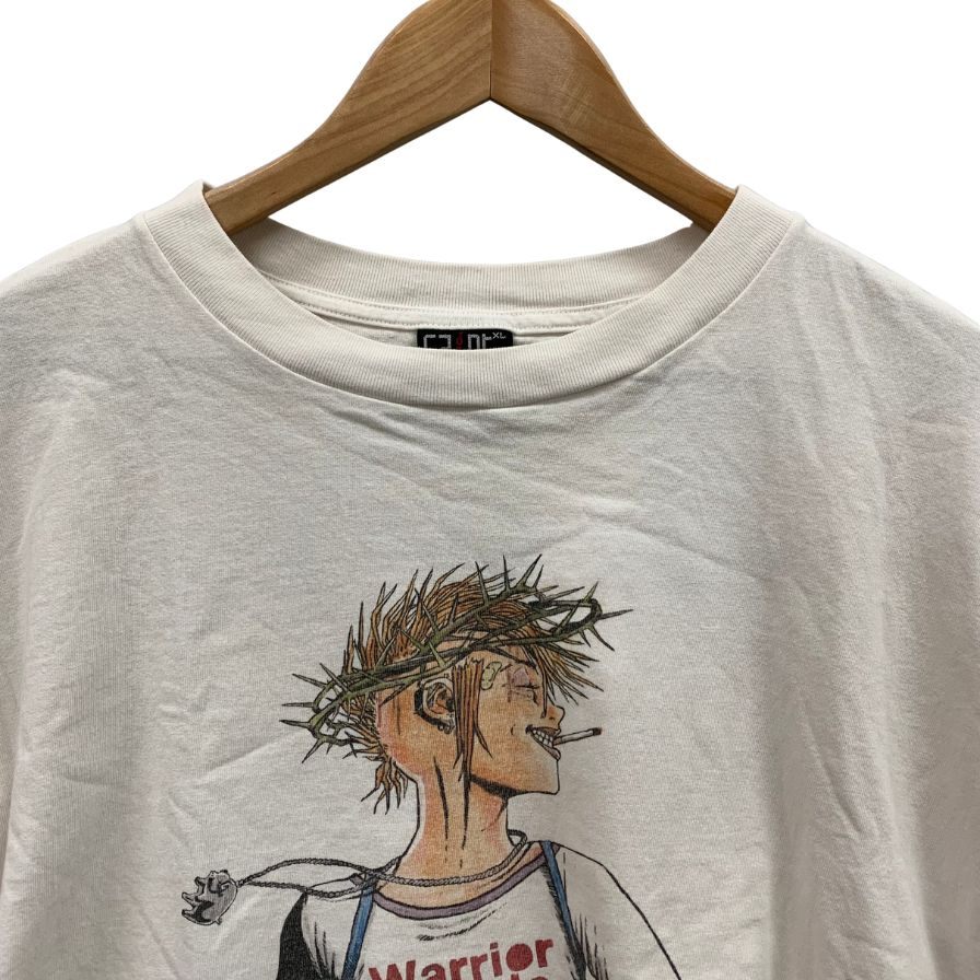 美品◆セントマイケル ガール Tシャツ 21AW サイズXL メンズ ホワイト SAINT MICHAEL 【AFB19】