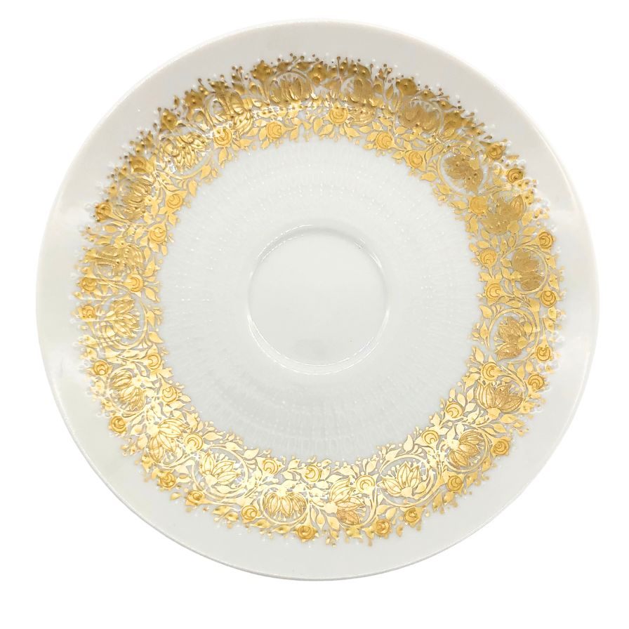 ローゼンタール スタジオライン ティーカップ&ソーサー ホワイト 3客セット Rosenthal studio-line【AFI21】【中古】