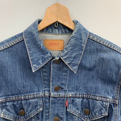 美品◆リーバイス 70S デニムジャケット 70505 ボタン裏刻印52 スモールE 不均等V メンズ サイズ表記なし LEVI’S 【AFA21】