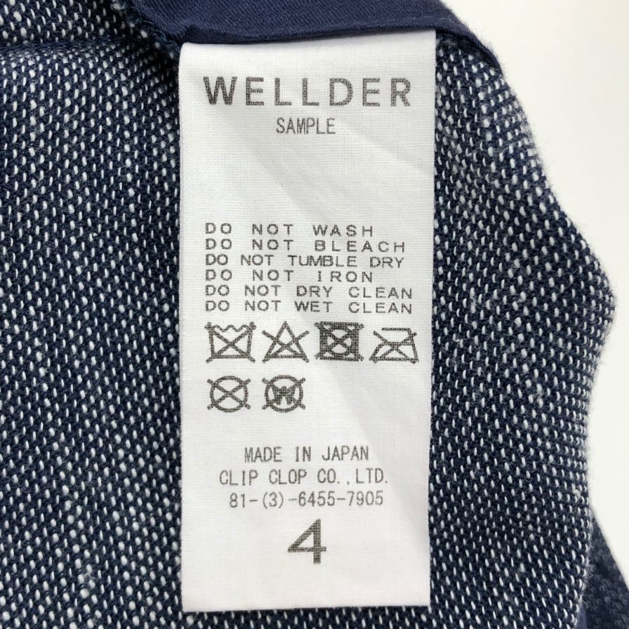 ウェルダー パンツ デニム調 コットン サイズ4 ブルー系 メンズ WELLDER 【AFB14】