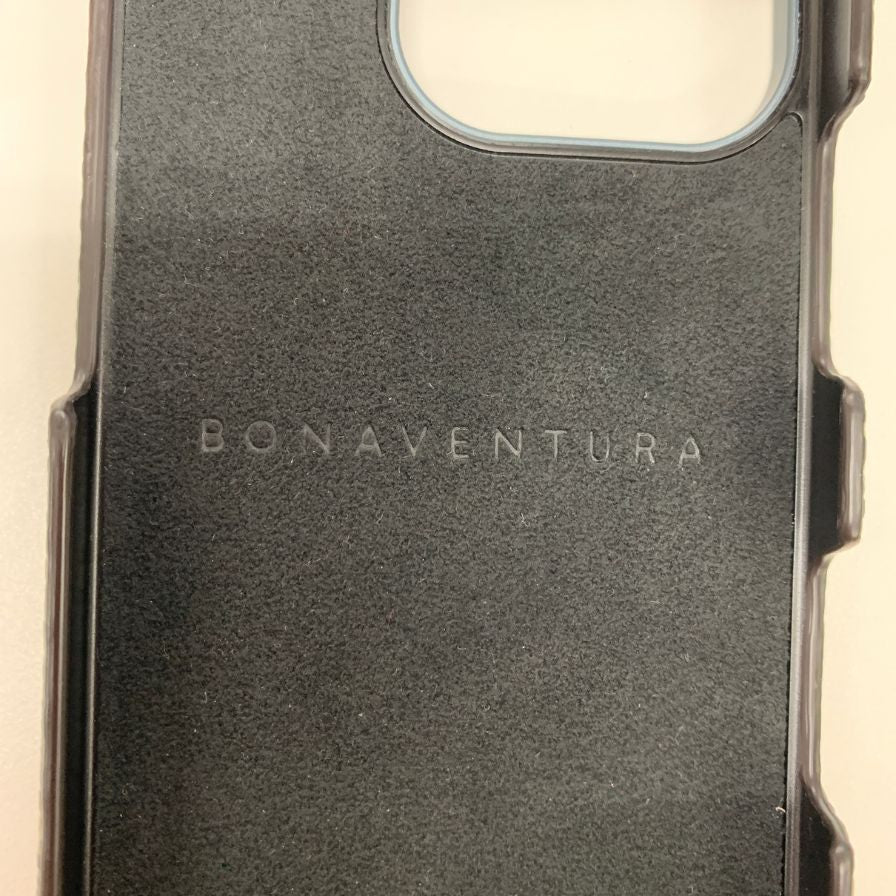 ボナベンチュラ iphoneケース 16PRO対応 リング付き グレージュ シルバー金具【AFI18】【中古】