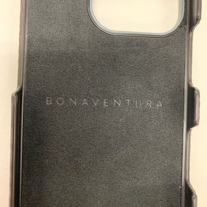 ボナベンチュラ iphoneケース 16PRO対応 リング付き グレージュ シルバー金具【AFI18】【中古】