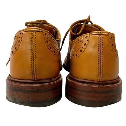 トリッカーズ レザーシューズ バートン ウイングチップ 75633 サイズ7.5 ブラウン系 メンズ Tricker's 約26.0cm【AFC43】