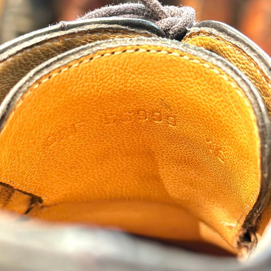 パラブーツ レザーシューズ シャンボード Uチップ ノワール ブラック サイズUK6.5 Paraboot ビジネスシューズ 約25.0cm【LA】【中古】