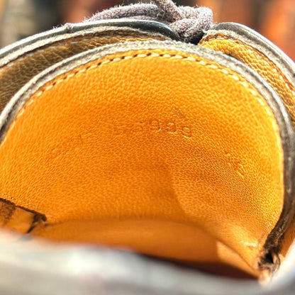 パラブーツ レザーシューズ シャンボード Uチップ ノワール ブラック サイズUK6.5 Paraboot ビジネスシューズ 約25.0cm【LA】【中古】