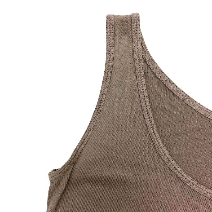 極美品◆スノッビーシープ シルク100% トップス タンクトップ レディース サイズ40 ブラウン SNOBBY SHEEP 【AFB45】