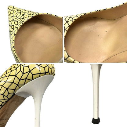 ジミーチュウ パンプス ハイヒール 総柄 レディース サイズ37 JIMMY CHOO 約24.5cm【AFC36】