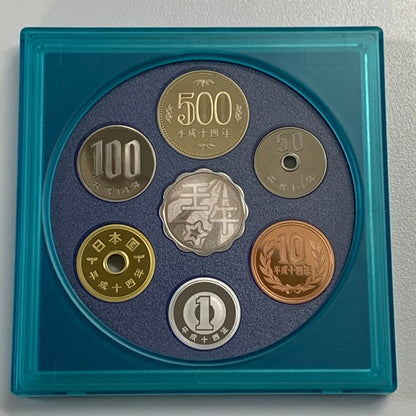 造幣局 プルーフ コイン セット 2002 テクノメダルシリーズ MINT BUREAU,JAPAN【AFB53】【中古】