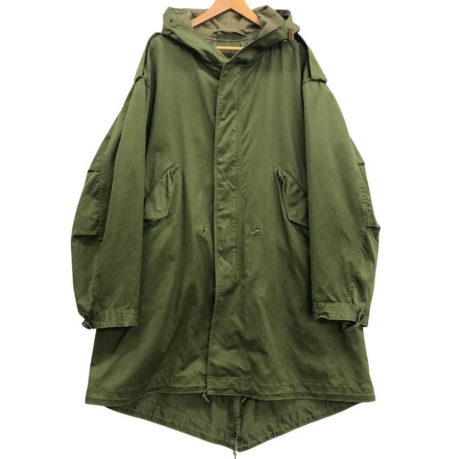 極美品◆モッズコート ライナー シェル 1951年製 メンズ サイズM グリーン系 Mods coat 【AFA9】