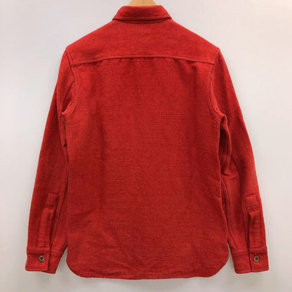 美品◆ダブルアールエル ラルフローレン シャツジャケット ウール混 レッド メンズ サイズXS RALPH LAUREN RRL 【AFB37】