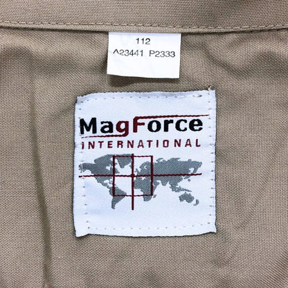 中古◆マグフォース ミリタリーコート A23441 ポリエステル メンズ ベージュ サイズ112 MAGFORCE 【AFB5】