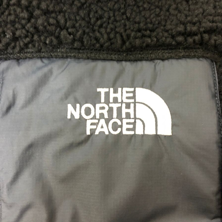 美品◆ザノースフェイス ボアフリースアノラックパーカー リバーシブル NJ4FP56A メンズ サイズ M  ブラック THE NORTH FACE 【AFA17】