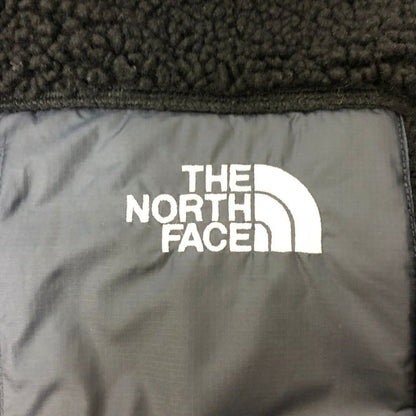 美品◆ザノースフェイス ボアフリースアノラックパーカー リバーシブル NJ4FP56A メンズ サイズ M  ブラック THE NORTH FACE 【AFA17】