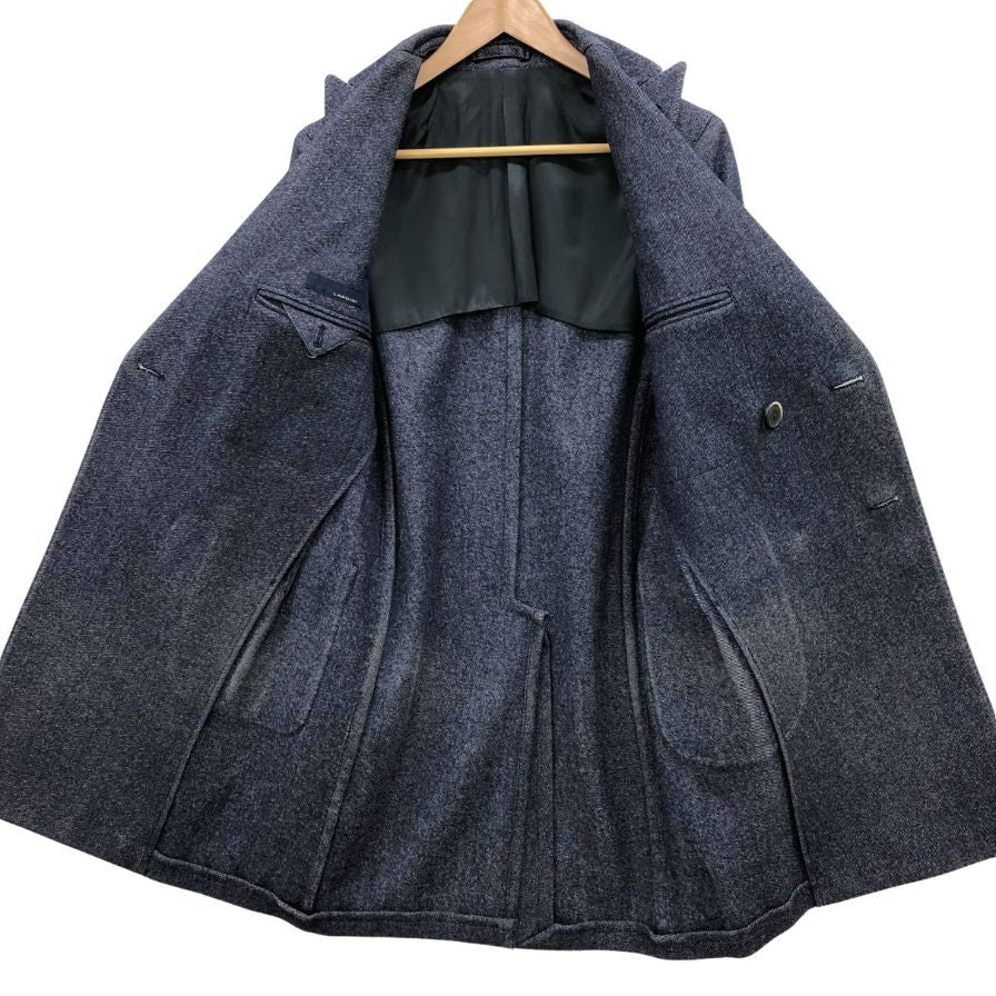 ラルディーニ コート チェスターコート ダブル ウール ブルー サイズ42 メンズ  LARDINI【LA】