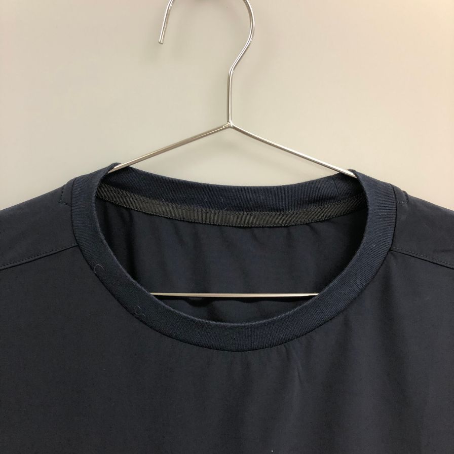極美品◆チェイス 半袖 ナイロンTシャツ ネイビー フリーサイズ 日本製 CHASSE 【AFB29】
