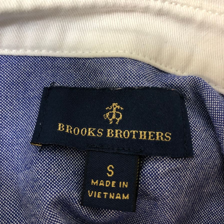 美品◆ブルックスブラザーズ ラガーシャツ ボーダー レッド ネイビー メンズ サイズS Brooks Brothers 【AFB43】