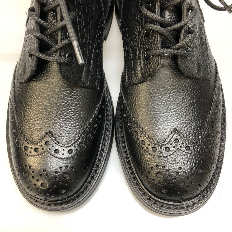トリッカーズ ストウ  S634 メンズ ブラック サイズ 7ハーフ  Tricker's ブーツ 約26.5cm【LA】【中古】