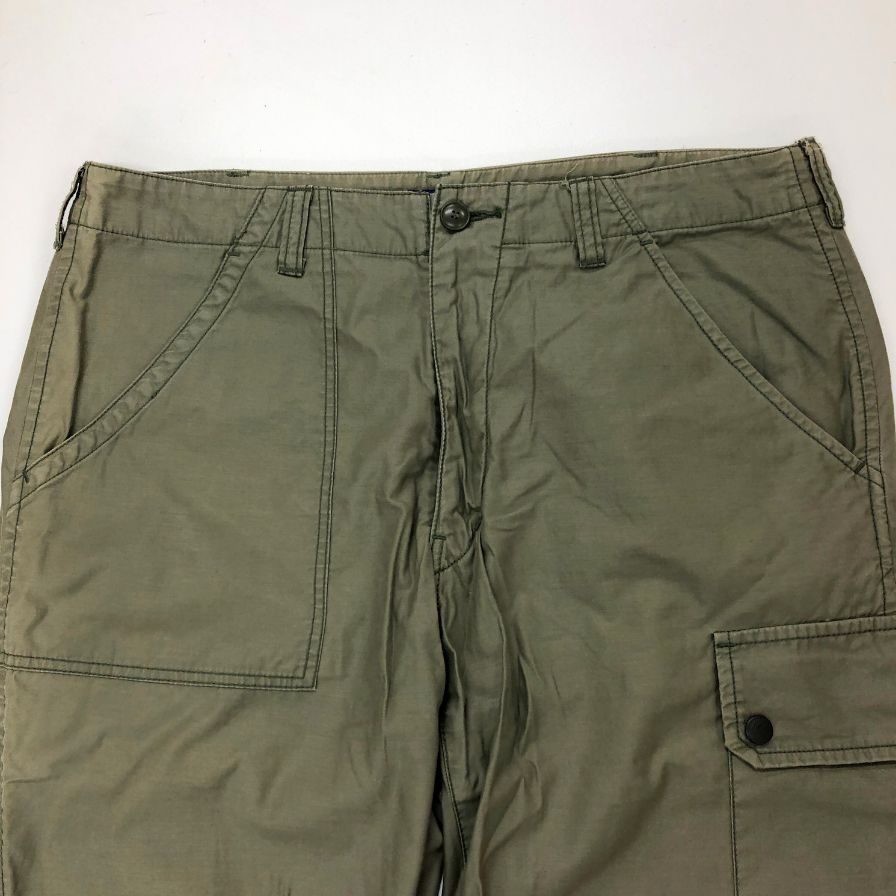 サージュデクレ カーゴパンツ 裾リプ ジョガータイプ メンズ サイズL カーキ SAGE DE CRE 【AFB35】