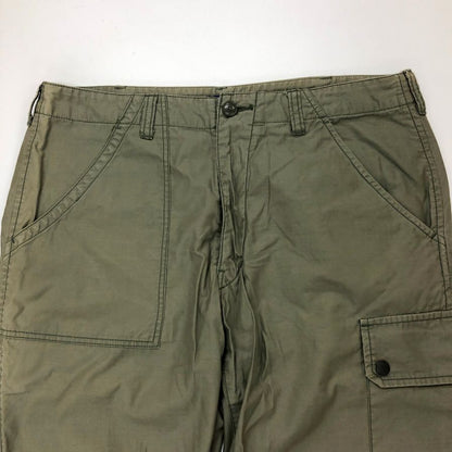 サージュデクレ カーゴパンツ 裾リプ ジョガータイプ メンズ サイズL カーキ SAGE DE CRE 【AFB35】